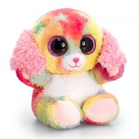 Keel Toys Плюшена играчкa Animotsu Цветно кученце