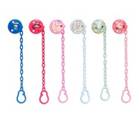 Suavinex ROUND SOOTHER CHAIN WITH CLIP