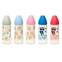 Suavinex WIDE NECK BOTTLE 360ml WITH ANATOMICAL LATEX TEAT SIZE 2 M