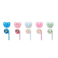 Suavinex Anatomical latex soother 6m+ with soother clip