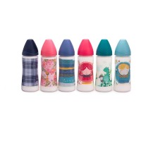 Suavinex WIDE NECK BOTTLE 360ml WITH 3 POSITION SILICONE TEAT