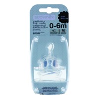 Suavinex Wide neck Anatomical silicone teat Size 1 M 2 units