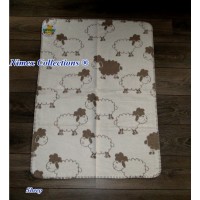 Bio cotton kids blanket 75 x 100 cm Sheep