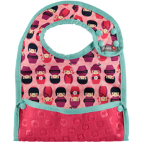 Close Parent Reversible Bib 6m+ Kokeshi Doll