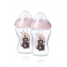 Tommee Tippee Feeding bottle Patterned 260 ml 2 pieces Tommee Tippee Feeding bottle Patterned 260 ml 2 pieces