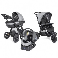 Chicco Комбинирана бебешка количка Trio Activ 3 Dark Grey Chicco Комбинирана бебешка количка Trio Activ 3 Dark Grey