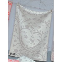 David Fussenegger Lena Cot Blanket, Organic Cotton Made with love