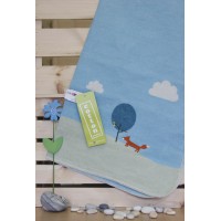 David Fussenegger Бебешко одеяло Juwel с бродерия 70x90 за момче 