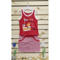 Babybol Комплект потниче и панталонки Sea dogs