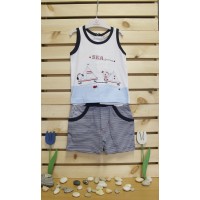 Babybol Комплект потниче и панталонки Sea games