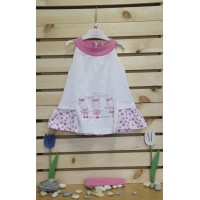 Babybol Комплект рокля и лента за глава Pink zebra