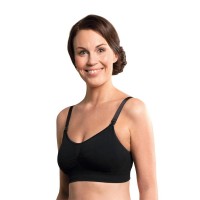 Carriwell Безшевен сутиен за кърмачки с подплънки, Черен