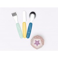 Babymoov Stainless steel cutlery set Blue