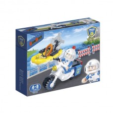 BanBao Police motor boat - 62 pcs.