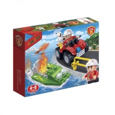 BanBao Fire truck and boat - 62 pcs.