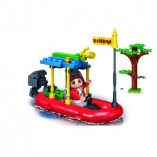 BanBao Constructor Safari Boat , 65 pcs.  