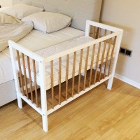 Barbabebe Легло Next бяло / натурално