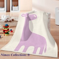 Baby blanket bio cotton kids Giraffe