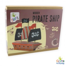 Andreu Toys Wooden Pirate Ship
