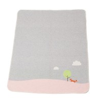 David Fussenegger Blanket Juwel 70x90 with embroidery