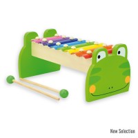 Andreu Toys Frog Xylophone Green