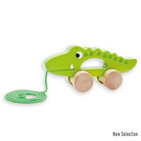 Andreu Toys Играчка за дърпане Крокодил