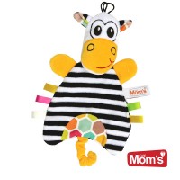 Mom's care Мека играчка - одеялце за гушкане Зебра
