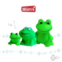 Mom's care Играчки за баня Семейство жаби, 3 броя