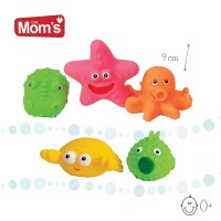 Mom's care Морски обитатели  за баня, 5 броя