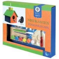 Beluga Wooden bird house for coloring