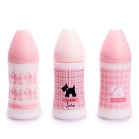 Suavinex WIDE NECK BOTTLE 270ml WITH ANATOMICAL SILICONE TEAT