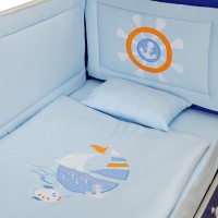 Ласка 9-elements Bedding Set Boat with personal embroidery