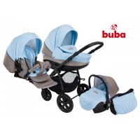 Buba Baby stroller City Light Blue&Grey 