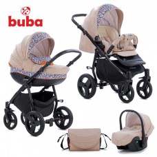 Buba Бебешка количка 3 в 1 Solo Бежова