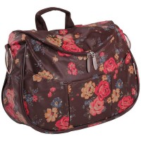 Minene Чанта Лайла Кафяви Цветя 