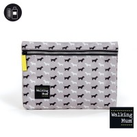 Walking mum Stylish clutch for infant's belongings 