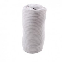 Minene Baby bed sheet Grey stripes