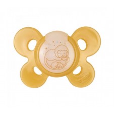 Chicco Залъгалка Physio Comfort Night силикон 12 месеца + светеща