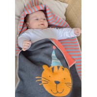 David Fussenegger Juwel Hooded Blanket 45х76 Tiger
