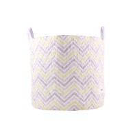 Minene Голям кош зиг-заг лимон Minene Голям кош зиг-заг лимон