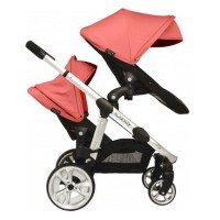 iCandy Количка за близнаци и породени деца Apple 2 Pear Papaya 