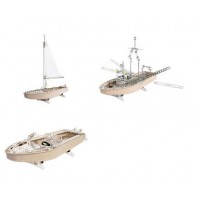 eitech Метален конструктор Лодка, 3 модела