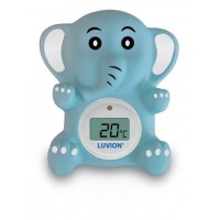 Luvion Цифров термометър слонче за стая и баня син