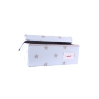 Minene Малка кутия синьо със сиви звезди