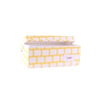 Minene Малка кутия жълт принт