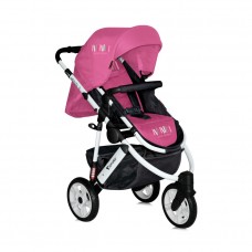 Lorelli Baby stroller Monza 3  2 in 1 with inner tires rose and black 