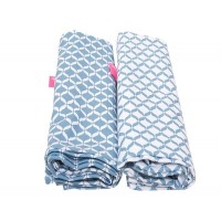 Motherhood Premium бархетна пелена за многократна употреба 2 броя Blue Classics 