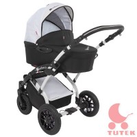 Комбинирана количка Tambero Бяло с цветна рама - Tutek