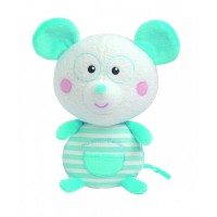 Luminou Светеща плюшена играчка Мишле с джобче 12см. синьо