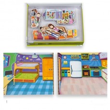 Andreu Toys Моята къща с магнити